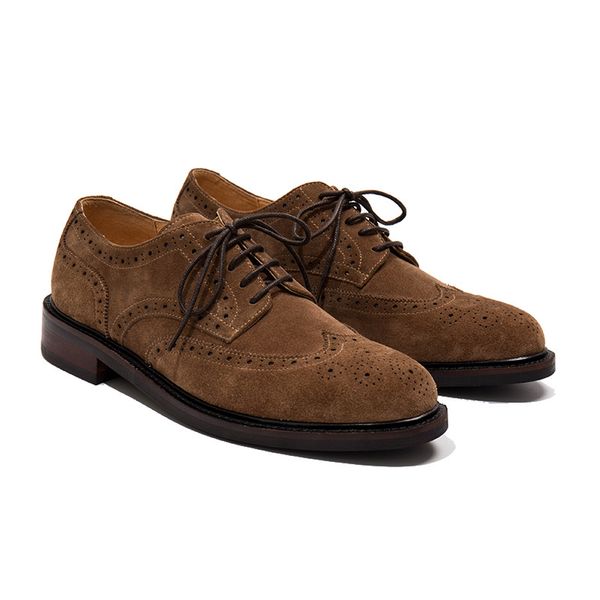 new style commute business dress shoes genuine leather shoes cow suede lace-up casual gentleman brogue carved wedding shoes, Black
new style commute business dress shoes genuine leather shoes cow suede lace-up casual gentleman brogue carved wedding shoes, Black