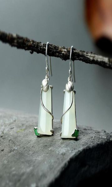 natural hetian jade lotus earrings chinese style retro geometric winding craft light luxury charm women039s silver jewelry dang3314571
natural hetian jade lotus earrings chinese style retro geometric winding craft light luxury charm women039s silver jewelry dang3314571
