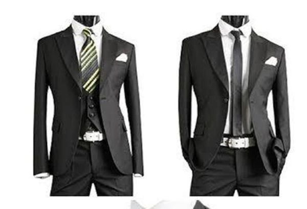 2020 new costume tuxedos handsome complete designer black tuxedobridegroom jacketpantvesttie 7959002764, Black;gray
2020 new costume tuxedos handsome complete designer black tuxedobridegroom jacketpantvesttie 7959002764, Black;gray