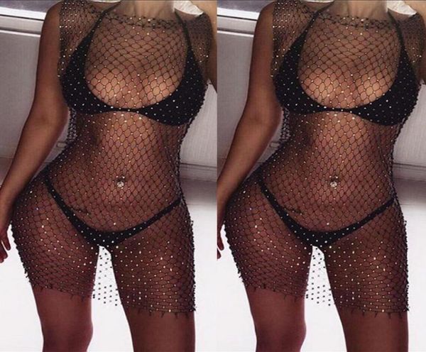 women bikini bling crystal cover up fishnet hollow out see through swimsuit swimwear black white9387151
women bikini bling crystal cover up fishnet hollow out see through swimsuit swimwear black white9387151
