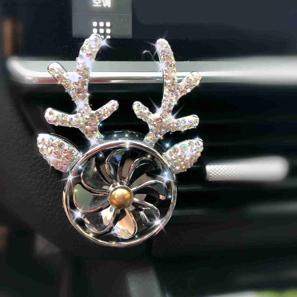 car air freshener car aromatherapy diamond-encrusted christmas antlers fan air freshener lasting fragrance fragrances cars interior decorati
car air freshener car aromatherapy diamond-encrusted christmas antlers fan air freshener lasting fragrance fragrances cars interior decorati