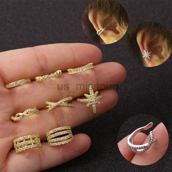 stud 1pc helix conch fake piercing cartilage ear cuff on earring for women dainty ear clip microset cz earing fashion jewelry kae297 j230529, Golden;silver
stud 1pc helix conch fake piercing cartilage ear cuff on earring for women dainty ear clip microset cz earing fashion jewelry kae297 j230529, Golden;silver
