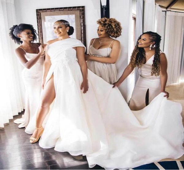 empire wedding dresses with a line bridal gowns lace appliqued one shoulder high split organza robe de mariage3476443, White
empire wedding dresses with a line bridal gowns lace appliqued one shoulder high split organza robe de mariage3476443, White