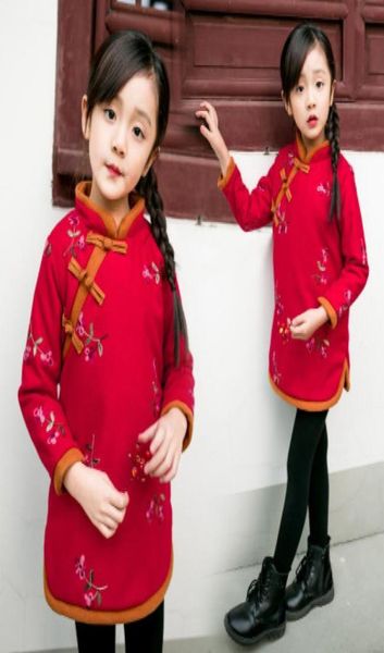 2018 chinese style new year girls dresses embroidered cheongsam dress autumn winter girls clothing kids clothes thick baby clothin1763399, Red;yellow
2018 chinese style new year girls dresses embroidered cheongsam dress autumn winter girls clothing kids clothes thick baby clothin1763399, Red;yellow