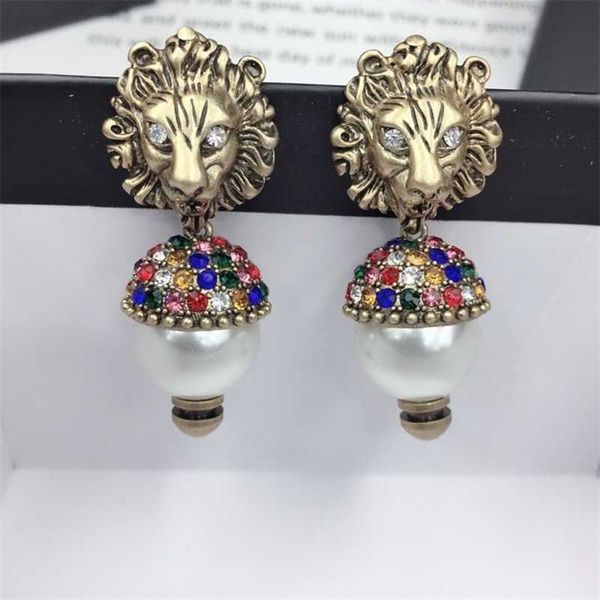 designer jewelry bracelet necklace ring 925 sterling pearl inlaid color diamond head earrings simple earrings, Golden
designer jewelry bracelet necklace ring 925 sterling pearl inlaid color diamond head earrings simple earrings, Golden