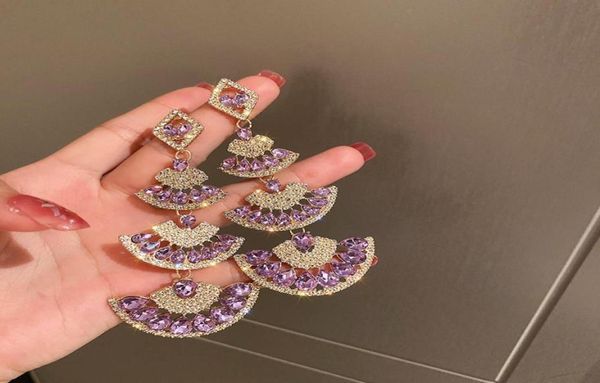 dangle chandelier fyuan vintage purple crystal drop earrings for women oversize long sector geometric statement jewelry6099533, Silver
dangle chandelier fyuan vintage purple crystal drop earrings for women oversize long sector geometric statement jewelry6099533, Silver