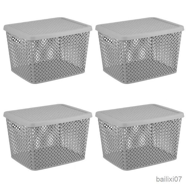 basket extra large decorative plastic storage basket w/lid graystorage boxes storage box
basket extra large decorative plastic storage basket w/lid graystorage boxes storage box