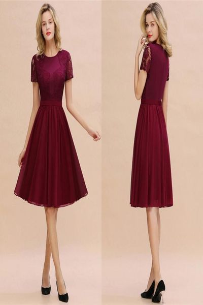 elegant short sleeve burgundy lace cocktail homecoming dresses with belt sweet chiffon short graduation dresses vestido curto cps12638398, Black
elegant short sleeve burgundy lace cocktail homecoming dresses with belt sweet chiffon short graduation dresses vestido curto cps12638398, Black