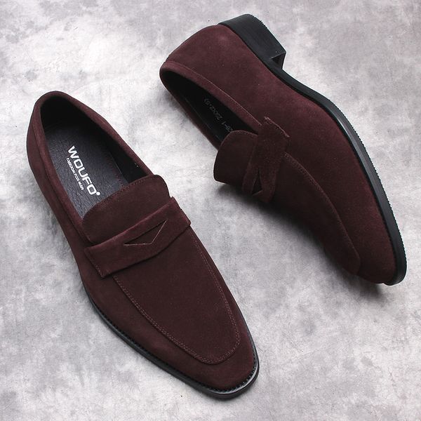 autumn summer suede mens loafers for wedding party dance black brown genuine leather slip on mens dress shoes casual business
autumn summer suede mens loafers for wedding party dance black brown genuine leather slip on mens dress shoes casual business