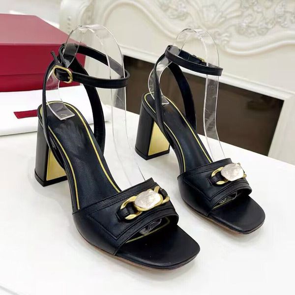 designer summer women sandals vacation open toe thick sole high heels comfortable office professional women shoes, Black
designer summer women sandals vacation open toe thick sole high heels comfortable office professional women shoes, Black