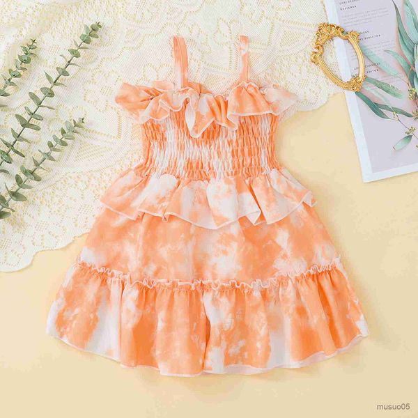girl's dresses baby toddler infant baby girls dress tie dyed ruffle dresses for girls summer kids clothing costume, Red;yellow
girl's dresses baby toddler infant baby girls dress tie dyed ruffle dresses for girls summer kids clothing costume, Red;yellow