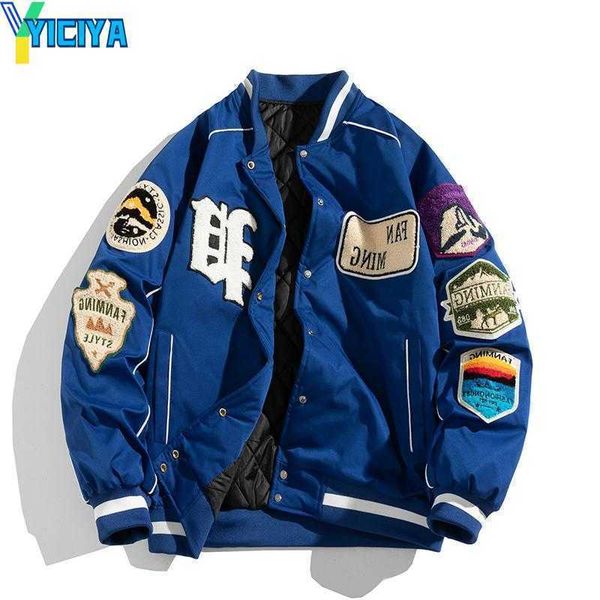 yiciya men's jackets winter varsity jacket men women letter badge american baseball street fashion hip hop coat youth couple clothes bl, Black;brown
yiciya men's jackets winter varsity jacket men women letter badge american baseball street fashion hip hop coat youth couple clothes bl, Black;brown