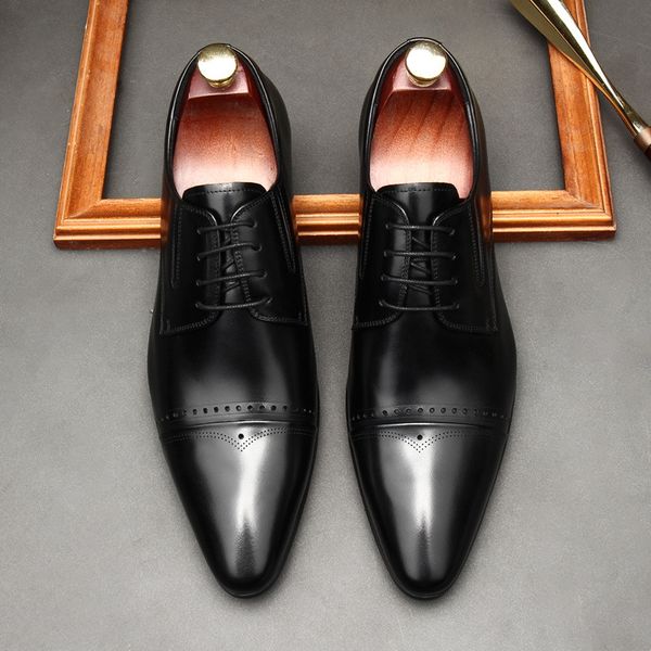 classic cap toe mens oxford dress shoes genuine leather calfskin mens shoes handmade lace up black formal wedding shoes for men
classic cap toe mens oxford dress shoes genuine leather calfskin mens shoes handmade lace up black formal wedding shoes for men