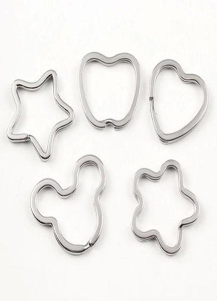100pcslot metal pentagram star heart key holder split rings keyring keychain loop circle hook accessories 1630190, Slivery;golden
100pcslot metal pentagram star heart key holder split rings keyring keychain loop circle hook accessories 1630190, Slivery;golden