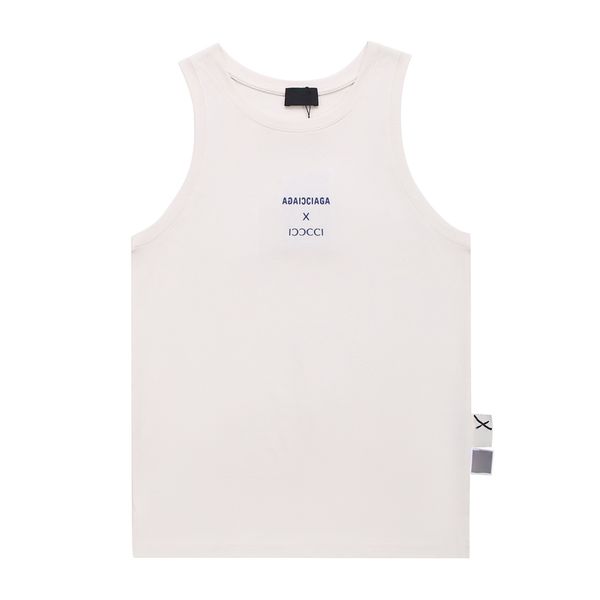 23ss new made in italy woman men's t-shirts high end bb classic letter printed sleeveless vest vacation summer beach fashion breathable, White;black
23ss new made in italy woman men's t-shirts high end bb classic letter printed sleeveless vest vacation summer beach fashion breathable, White;black