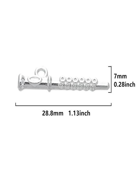 flute musical instrument 3d diy charms zinc alloy rhodium plated music pendant jewelry making5224246, Bronze;silver
flute musical instrument 3d diy charms zinc alloy rhodium plated music pendant jewelry making5224246, Bronze;silver