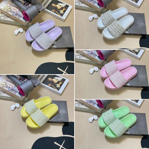 designer lady slippers womens woman outdoor indoor slides shoes l bath sandal ladies beach sandal, Black