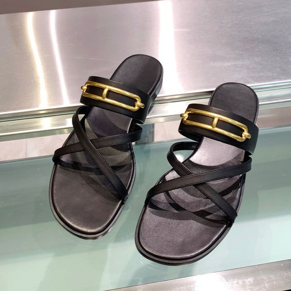 designer slide 2023 new slippers gold plated buckle sandals bonding process authentic logo calf cutting vamp beach sandal designers sliders, Black
designer slide 2023 new slippers gold plated buckle sandals bonding process authentic logo calf cutting vamp beach sandal designers sliders, Black