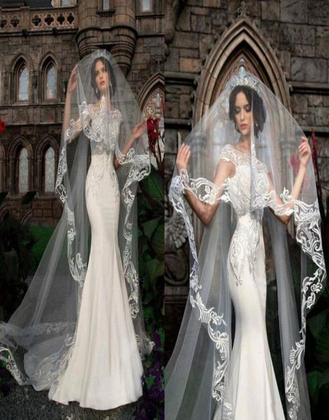 2019 elegant bridal veils lace appliqued 3m long one layer cathedral length voiles de mariage customized wedding veil8764074, Black
2019 elegant bridal veils lace appliqued 3m long one layer cathedral length voiles de mariage customized wedding veil8764074, Black