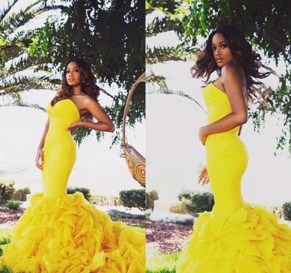 2017 bright yellow mermaid prom dresses sweetheart empire satin tulle custom made plus size backless women evening party dres1885714, Black
2017 bright yellow mermaid prom dresses sweetheart empire satin tulle custom made plus size backless women evening party dres1885714, Black