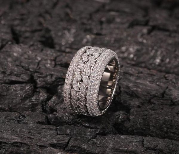 bling hip hop iced out cubic zirconia cz ring men women spinner cuban chain round rings party jewelry258r9164866, Silver
bling hip hop iced out cubic zirconia cz ring men women spinner cuban chain round rings party jewelry258r9164866, Silver