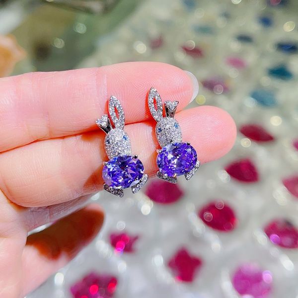 earrings diamond-encrusting zircon wedding bride bridesmaid accessories party dress jewelry bunny design s925 sterling silver needle ladies, White
earrings diamond-encrusting zircon wedding bride bridesmaid accessories party dress jewelry bunny design s925 sterling silver needle ladies, White