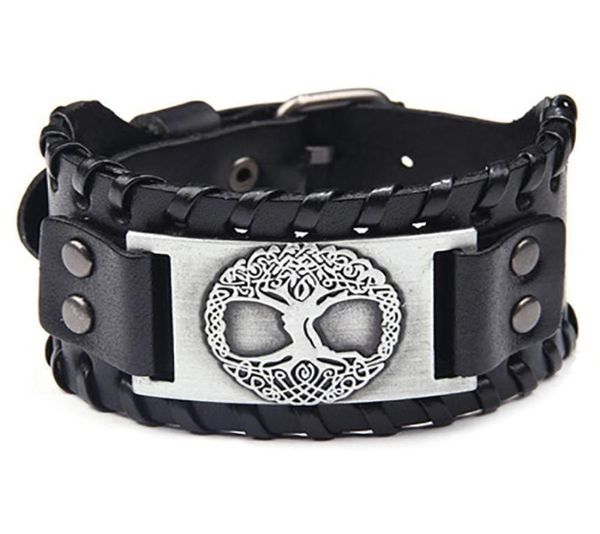 charm bracelets gothic design nordic viking odin tree of life bracelet for men hand woven wide leather adjustable punk jewelry2359949, Golden;silver
charm bracelets gothic design nordic viking odin tree of life bracelet for men hand woven wide leather adjustable punk jewelry2359949, Golden;silver