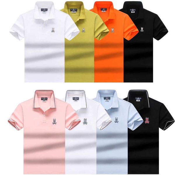 23new mens stylist polo shirts luxury brand psycho bunny designer t shirt summer fashion breathable short-sleeve stand collar 6pmb, White;black
23new mens stylist polo shirts luxury brand psycho bunny designer t shirt summer fashion breathable short-sleeve stand collar 6pmb, White;black