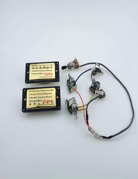 guitar pickups electric guitar humbucker pickups with pro wiring harness no welding easy to use5275336
guitar pickups electric guitar humbucker pickups with pro wiring harness no welding easy to use5275336