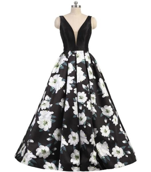 2021 printed flower prom dresses evening gowns v neck sleeveless backless a line ball gown long formal party dress6859995, Black
2021 printed flower prom dresses evening gowns v neck sleeveless backless a line ball gown long formal party dress6859995, Black