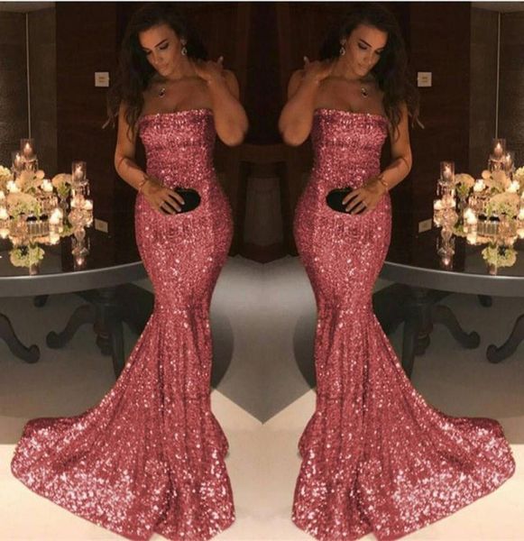 charming pink sequind prom dress simple fashion strapless mermaid evening gown party dresses custom made sweep train evening2279420, Black
charming pink sequind prom dress simple fashion strapless mermaid evening gown party dresses custom made sweep train evening2279420, Black