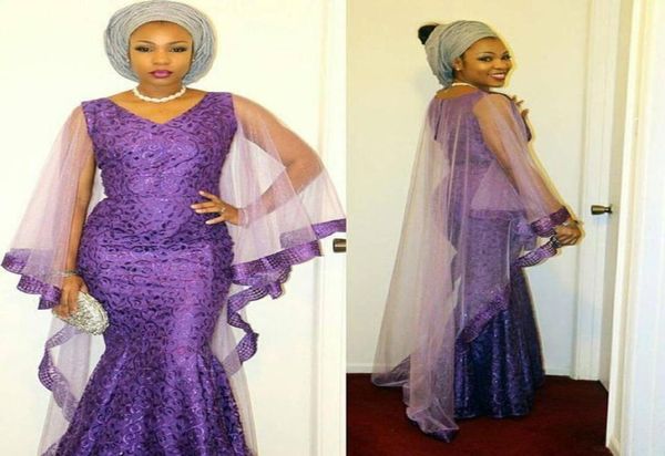 aso ebi purple prom dresses 2018 v neck sheer tulle cap sleeves evening gowns plus size mermaid formal party dress south african v9832118, Black
aso ebi purple prom dresses 2018 v neck sheer tulle cap sleeves evening gowns plus size mermaid formal party dress south african v9832118, Black