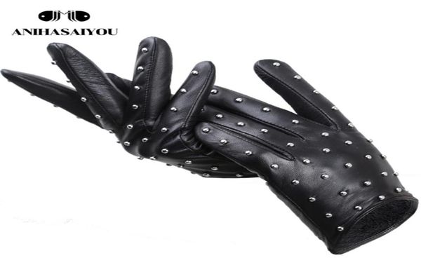 five fingers gloves rivets genuine leather sheepskin women039s gloves thin warm women039s winter gloves driving motorcycle w3572049, Blue;gray
five fingers gloves rivets genuine leather sheepskin women039s gloves thin warm women039s winter gloves driving motorcycle w3572049, Blue;gray