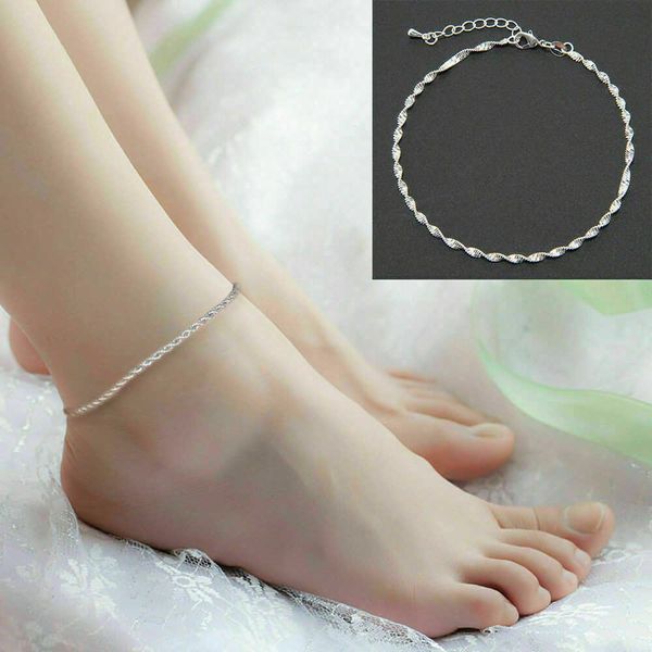 anklets summer vintage thin twist chain women anklets bracelet simple elegant geometric foot jewelry anklet on barefoot 2021 wholesale aa230, Red;blue
anklets summer vintage thin twist chain women anklets bracelet simple elegant geometric foot jewelry anklet on barefoot 2021 wholesale aa230, Red;blue