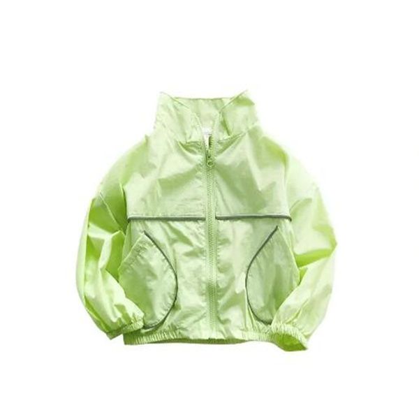 summer fashion lightweight outfits kids sun suit with reflective strips full zip girls coats boys jackets for 1-9 years, White;black
summer fashion lightweight outfits kids sun suit with reflective strips full zip girls coats boys jackets for 1-9 years, White;black