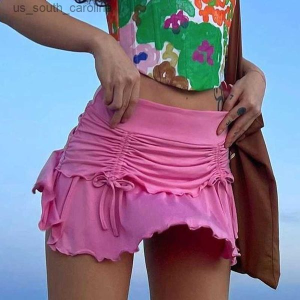 skirts kawaii low waist mini skirt y2k aesthetic drawstring slim fit pleated ruffles irregular hem short skirt women e-girl streetwear l2305, Black
skirts kawaii low waist mini skirt y2k aesthetic drawstring slim fit pleated ruffles irregular hem short skirt women e-girl streetwear l2305, Black