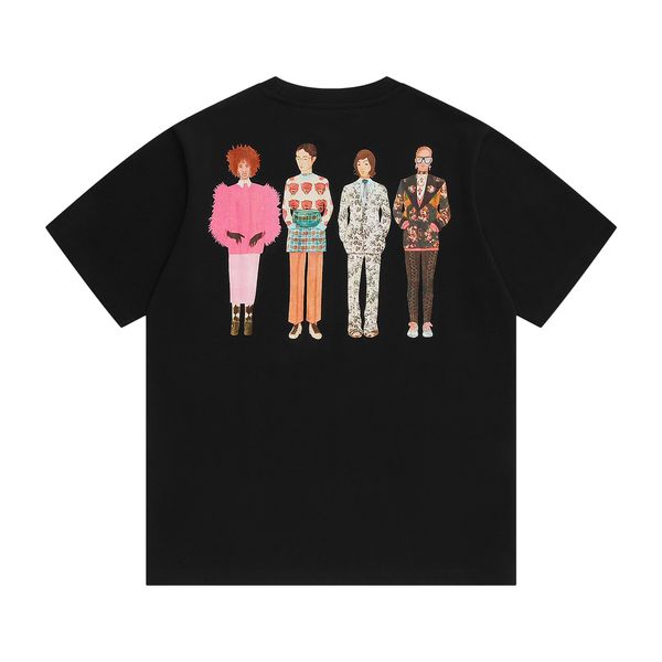 23ss new made in italy woman men's t-shirts high end classic color fashion show printed tee summer limited breathable street fashion ca, White;black
23ss new made in italy woman men's t-shirts high end classic color fashion show printed tee summer limited breathable street fashion ca, White;black