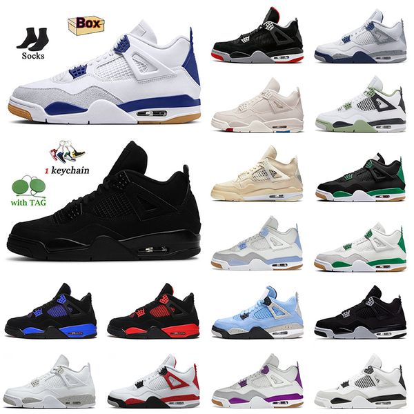 with box thunder 4s jumpman 4 basketball shoes military black cat 4s pine green sail frozen moments white oreo dhgate mens sneakers outdoors, White;red
with box thunder 4s jumpman 4 basketball shoes military black cat 4s pine green sail frozen moments white oreo dhgate mens sneakers outdoors, White;red