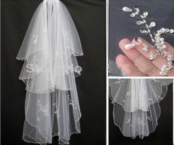 2017 sell 2 layer of shiny pearl pearl whiteivory wedding bridal veil and tiara comb attachment af47 bride4798837, Black
2017 sell 2 layer of shiny pearl pearl whiteivory wedding bridal veil and tiara comb attachment af47 bride4798837, Black