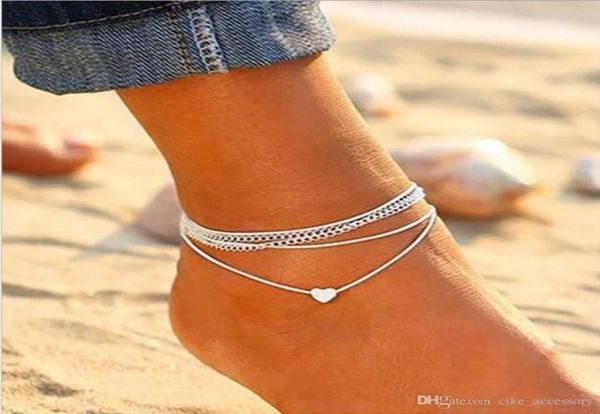anklet set white string rope through heart charm silver plated metal chain women foot anklet gift6965231, Red;blue
anklet set white string rope through heart charm silver plated metal chain women foot anklet gift6965231, Red;blue