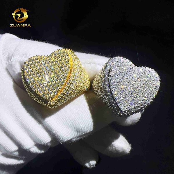 vvs moissanite double heart rings custom hip hop jewelry 925 sterling silver white gold hip hop ring
vvs moissanite double heart rings custom hip hop jewelry 925 sterling silver white gold hip hop ring