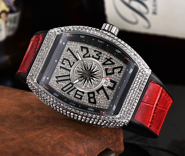 0hms 2023 new watch men's leisure diamond watches gold steel leather quartz wristwatch strap male relogio masculino fra4, Slivery;golden
0hms 2023 new watch men's leisure diamond watches gold steel leather quartz wristwatch strap male relogio masculino fra4, Slivery;golden