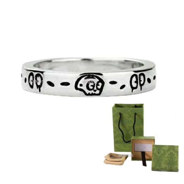 fashion designer rings mens silver ghost jewelry womens ring and ladies gifts