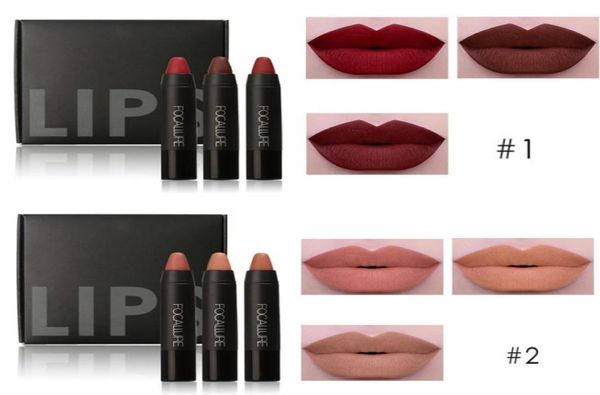 brand nude red lipstick cosmetics waterproof makeup batom lips matte pencils kits 3pcs matte lipstick makeup sets6060585
brand nude red lipstick cosmetics waterproof makeup batom lips matte pencils kits 3pcs matte lipstick makeup sets6060585