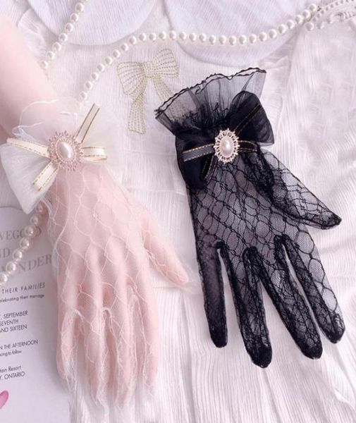 five fingers gloves women lace ladies white wrist large bow knot marriage glove party cosplay accessories short tulle2883338, Blue;gray
five fingers gloves women lace ladies white wrist large bow knot marriage glove party cosplay accessories short tulle2883338, Blue;gray