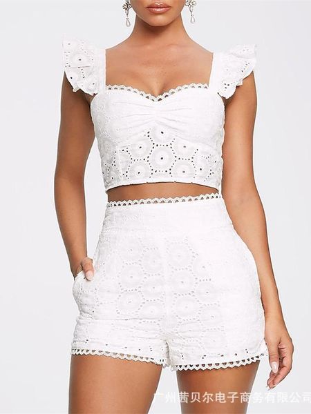 dress mandylandy white women sets fashion 2 piece outfits mini camis high waist shorts suits casual lace female shorts sets
dress mandylandy white women sets fashion 2 piece outfits mini camis high waist shorts suits casual lace female shorts sets