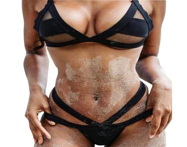 2019 women039s e mesh bikini set lace hollow out bandage swimsuit swimwear mini string thong1776617, Black
2019 women039s e mesh bikini set lace hollow out bandage swimsuit swimwear mini string thong1776617, Black