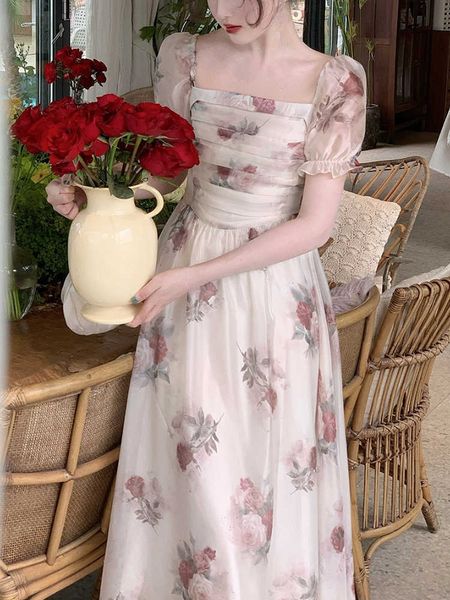 2023 summer party fairy dress vintage women printed floral midi dress office lady short sleeve elegant dress korean fashion chic, Black;gray
2023 summer party fairy dress vintage women printed floral midi dress office lady short sleeve elegant dress korean fashion chic, Black;gray
