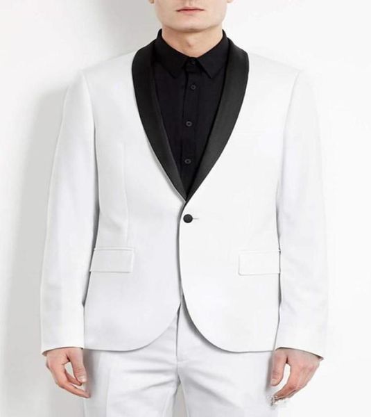 new custom slim fit white men suits wedding black shawl lapel groom tuxedos handsome groomsmen suit man blazer 2 piece jacketpan8180586, Black;gray
new custom slim fit white men suits wedding black shawl lapel groom tuxedos handsome groomsmen suit man blazer 2 piece jacketpan8180586, Black;gray