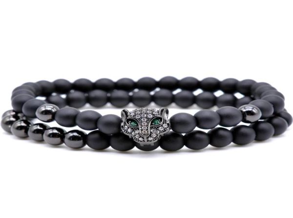 charm leopard head two in one bracelet strands 6 mm black natural agate beads sin bead man du jinzhu6844521
charm leopard head two in one bracelet strands 6 mm black natural agate beads sin bead man du jinzhu6844521